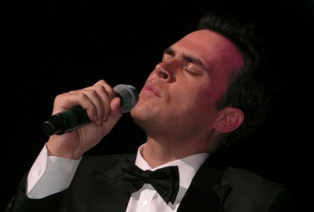Cheyenne Jackson performing on Atlantis-The Way We Play 20th Anniversary Cruise on the Royal Caribbean Allure Of The Seas  at 