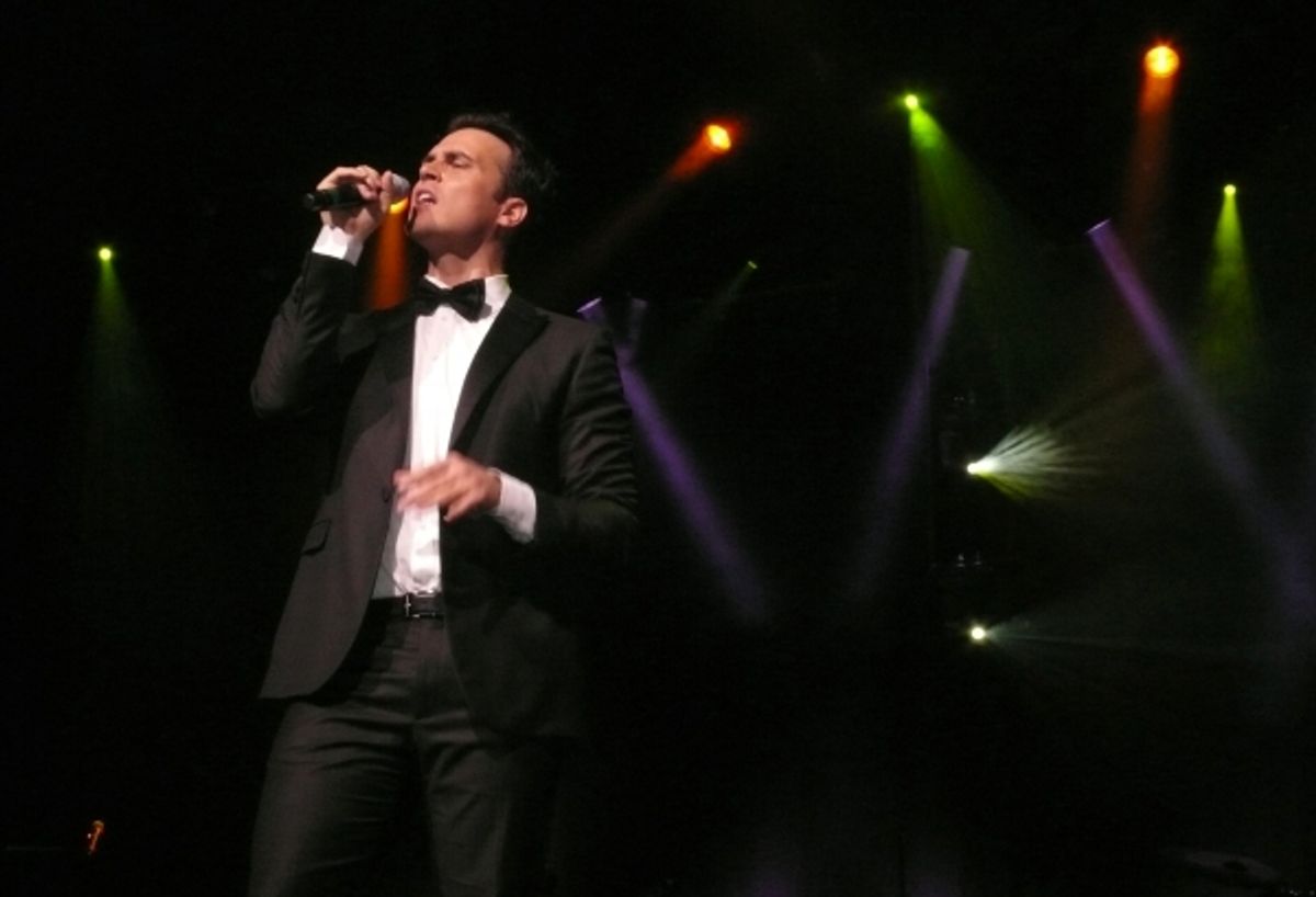 Cheyenne Jackson performing on Atlantis-The Way We Play 20th Anniversary Cruise on the Royal Caribbean Allure Of The Seas  at 