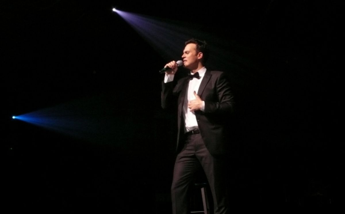 Cheyenne Jackson performing on Atlantis-The Way We Play 20th Anniversary Cruise on the Royal Caribbean Allure Of The Seas  at 