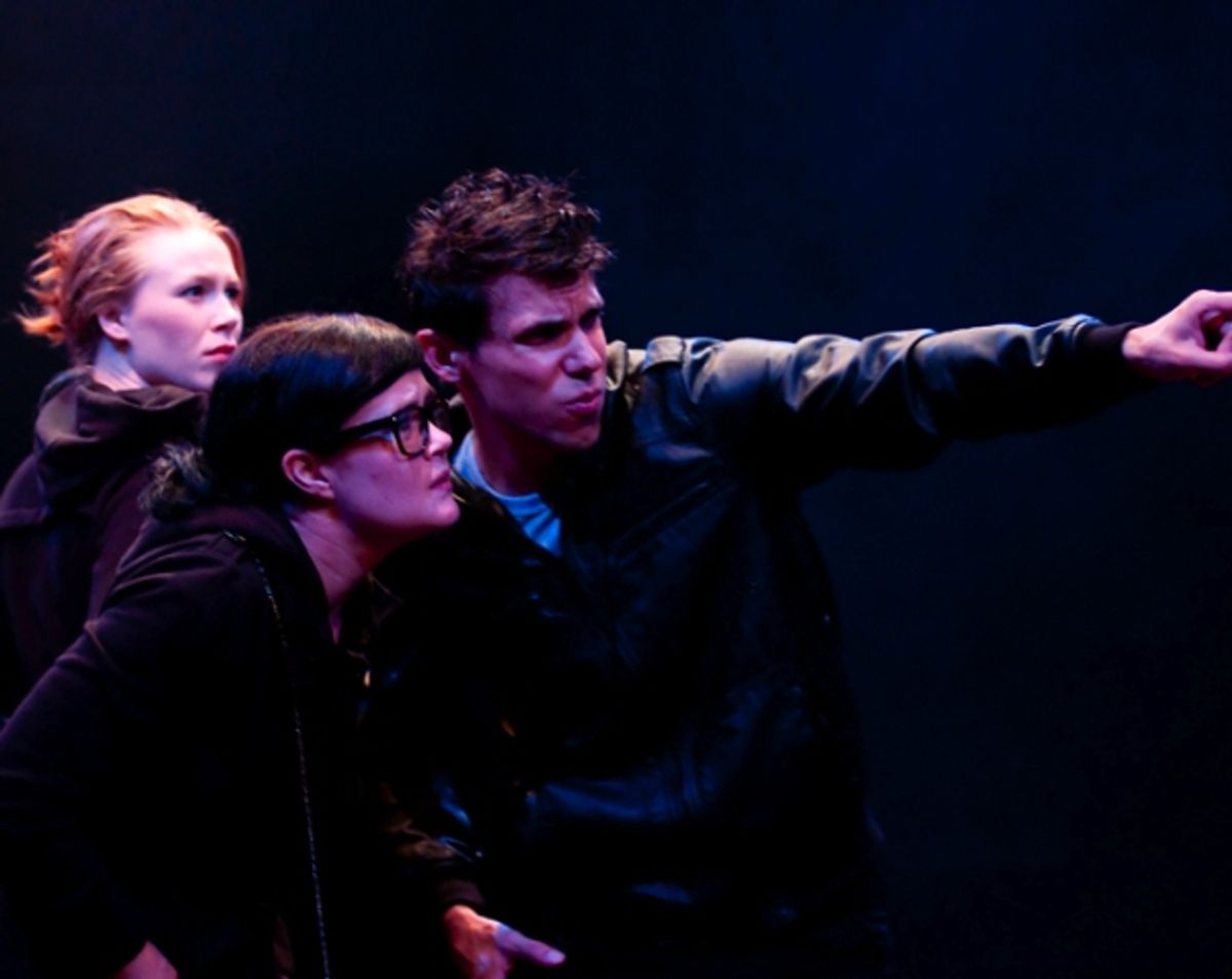 Anna McGahan, Emily Tomlins, Ross Balbuziente at 