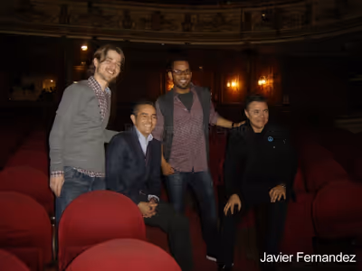 Rafa Bueso, Roger PeÃ±a, Joan LluÃ­s Goas y Chipper Photo