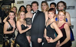 Kevin Earley and The Siegfeld Follies Girls-Elizabeth Clinard, Jaime Lyn Frola, Angel Photo