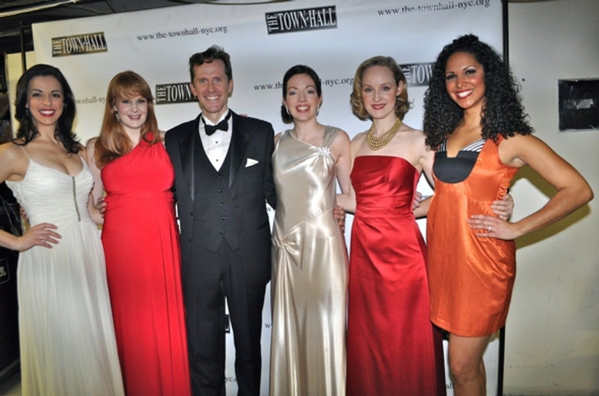 Erin Denman, Kate Baldwin, Jeffrey Denman Liz Lark Brown, Erin Davie and Jennifer Rias at 