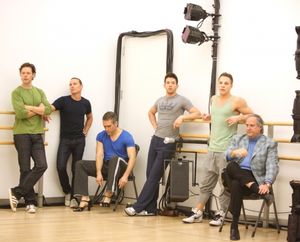 Gavin Lodge, Bryan West, Mike McGowan, Joshua Buscher attend the 'Priscilla Queen Of The Desert' Meet & Greet the Cast & Creative team at the Alvin Ailey American Dance Theatre in New York City. @ BroadwayWorld Gavin Lodge, Bryan West, Mike McGowan, Joshua Buscher attend the 'Priscilla Queen Of Photo