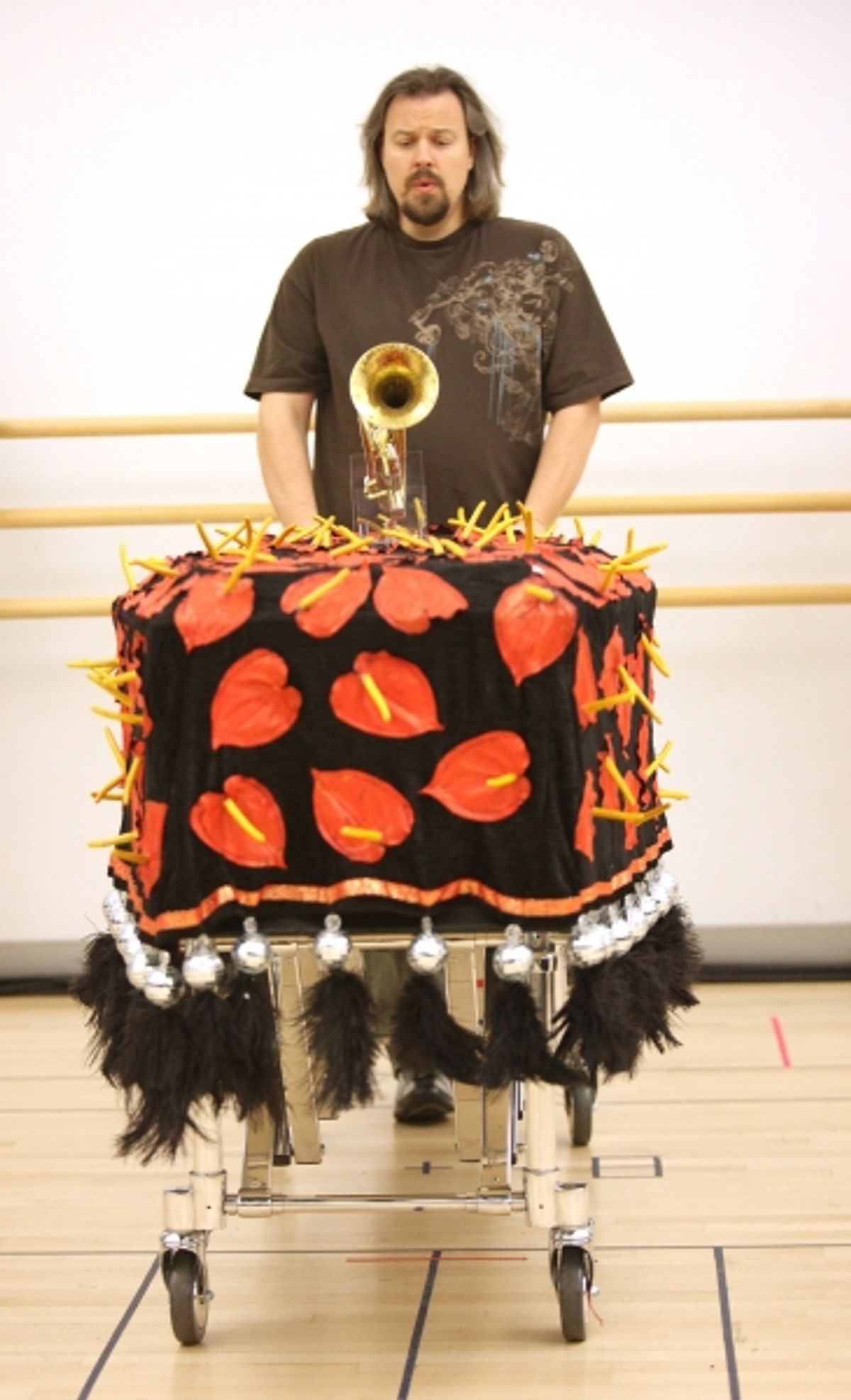 Tad Wilson attend the 'Priscilla Queen Of The Desert' Meet & Greet the Cast & Creative team at the Alvin Ailey American Dance Theatre in New York City. at 