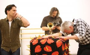 Will Swenson & Tad Wilson & Tony Sheldon attend the 'Priscilla Queen Of The Desert' M Photo