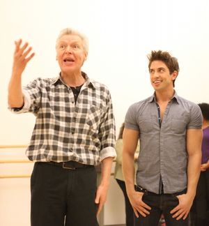 Tony Sheldon & Nick Adams attend the 'Priscilla Queen Of The Desert' Meet & Greet the Cast & Creative team at the Alvin Ailey American Dance Theatre in New York City. @ BroadwayWorld Tony Sheldon & Nick Adams attend the 'Priscilla Queen Of The Desert' Meet & Greet the Photo