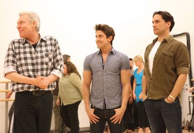 Tony Sheldon & Nick Adams & Will Swenson attend the 'Priscilla Queen Of The Desert' M Photo