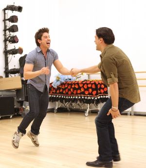 Nick Adams & Will Swenson attend the 'Priscilla Queen Of The Desert' Meet & Greet the Cast & Creative team at the Alvin Ailey American Dance Theatre in New York City. @ BroadwayWorld Nick Adams & Will Swenson attend the 'Priscilla Queen Of The Desert' Meet & Greet the Photo