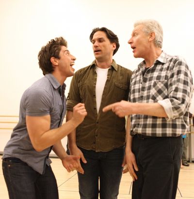 Nick Adams & Will Swenson & Tony Sheldon attend the 'Priscilla Queen Of The Desert' M Photo