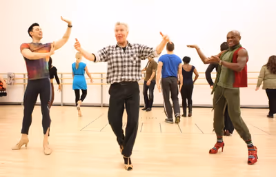 Steve Schepis & Tony Sheldon & Nathan Lee Graham attend the 'Priscilla Queen Of The D Photo