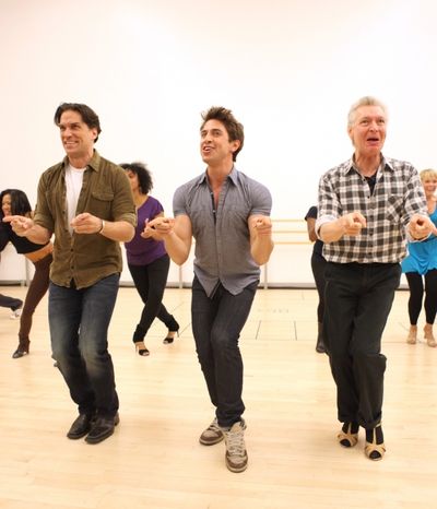 Will Swenson, Nick Adams & Tony Sheldon attend the 'Priscilla Queen Of The Desert' Me Photo