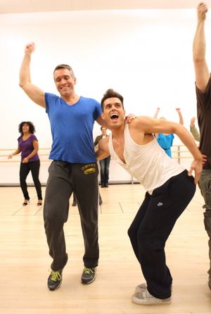 Mike McGowan & Kyle Brown attend the 'Priscilla Queen Of The Desert' Meet & Greet the Photo