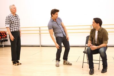 Tony Sheldon & Nick Adams & Will Swenson attend the 'Priscilla Queen Of The Desert' M Photo