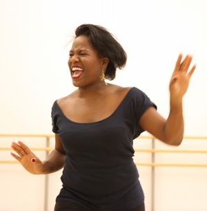 Anastacia McCleskey attend the 'Priscilla Queen Of The Desert' Meet & Greet the Cast  Photo