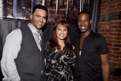 Christopher Jackson, Veronica Jackson and Marcus Paul James Photo