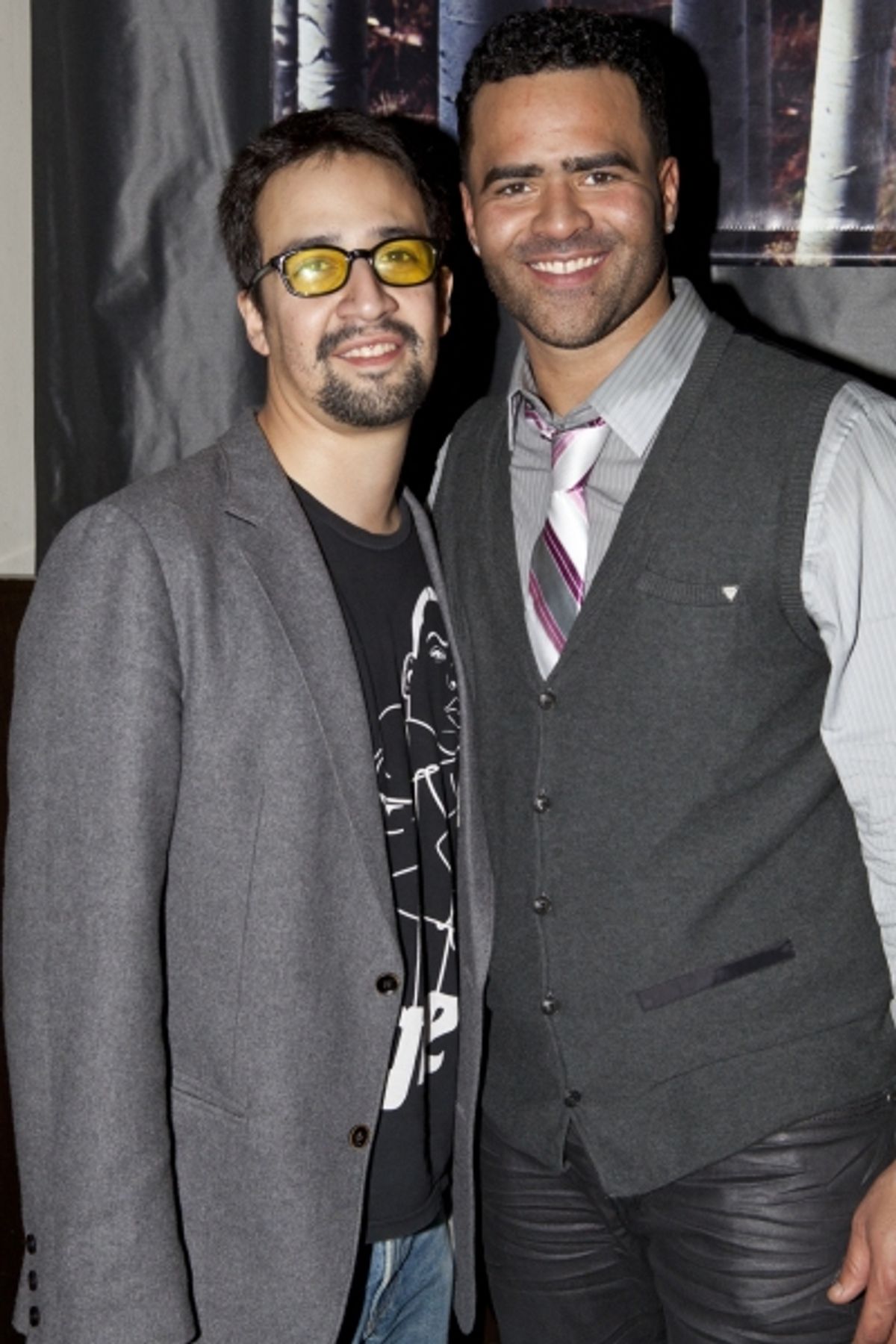 Lin-Manual Miranda and Christopher Jackson at 