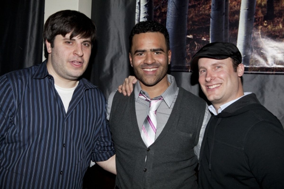 Bill Sherman, Christopher Jackson and Michael Croiter at 