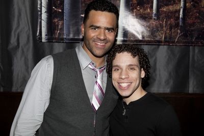 Christopher Jackson and Robin De Jesus Photo