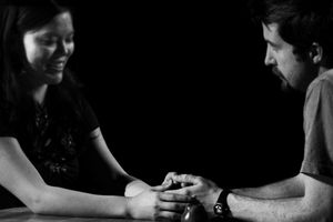 Desiree Gagnon as Steph and Brandon Kruhm as Greg Photo