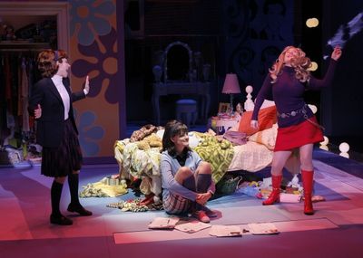 Jennifer Sue Johnson as Joanne, Cayman Ilika as Kathy, and Billie Wildrick Photo