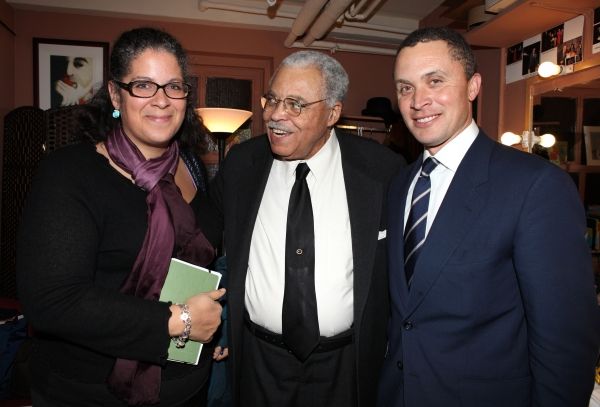 Jennifer Morgan & Former Tennessee Congressman Harold Ford, Jr. visit James Earl Jone Photo