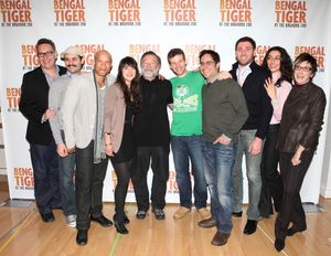 Producer Kevin McCollum, Sheila Vand, Glenn Davis, Arian Moayed, Robin Williams, Brad Fleischer, Hrach Titizian, Necar Zadegan and Producer Robyn Goodman
@ BroadwayWorld Producer Kevin McCollum, Sheila Vand, Glenn Davis, Arian Moayed, Robin Williams, Brad Photo