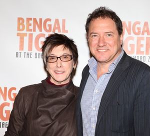 Producers Robyn Goodman and Kevin McCollum attends the 'Bengal Tiger at The Baghdad Zoo' Meet & Greet during Rehearsals at The New 42nd Street Studios in New York City. @ BroadwayWorld Producers Robyn Goodman and Kevin McCollum attends the 'Bengal Tiger at The Baghdad Z Photo