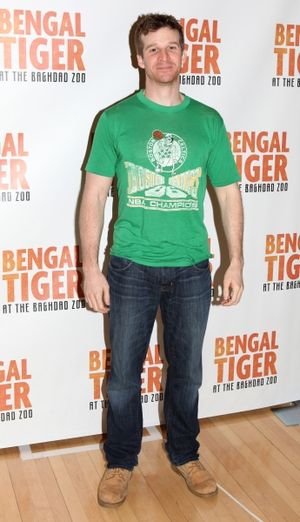 Brad Fleischer attends the 'Bengal Tiger at The Baghdad Zoo' Meet & Greet during Rehearsals at The New 42nd Street Studios in New York City. @ BroadwayWorld Brad Fleischer attends the 'Bengal Tiger at The Baghdad Zoo' Meet & Greet during Rehe Photo