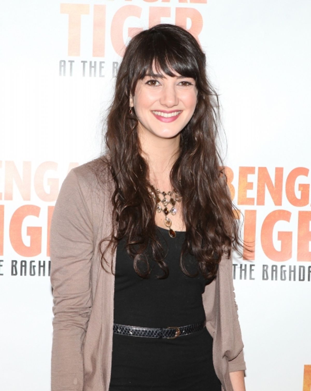 Sheila Vand attends the 'Bengal Tiger at The Baghdad Zoo' Meet & Greet during Rehearsals at The New 42nd Street Studios in New York City. at 