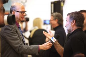 Richie Ridge & Robin Williams attends the 'Bengal Tiger at The Baghdad Zoo' Meet & Greet during Rehearsals at The New 42nd Street Studios in New York City. @ BroadwayWorld Richie Ridge & Robin Williams attends the 'Bengal Tiger at The Baghdad Zoo' Meet & Gr Photo