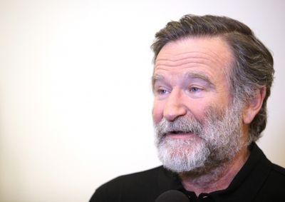 Robin Williams attends the 'Bengal Tiger at The Baghdad Zoo' Meet & Greet during Rehe Photo