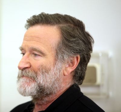 Robin Williams attends the 'Bengal Tiger at The Baghdad Zoo' Meet & Greet during Rehe Photo