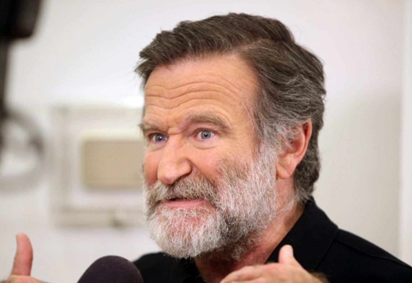 Photo Coverage: Robin Williams & BENGAL TIGER AT THE BAGHDAD ZOO Meet the Press!  Image