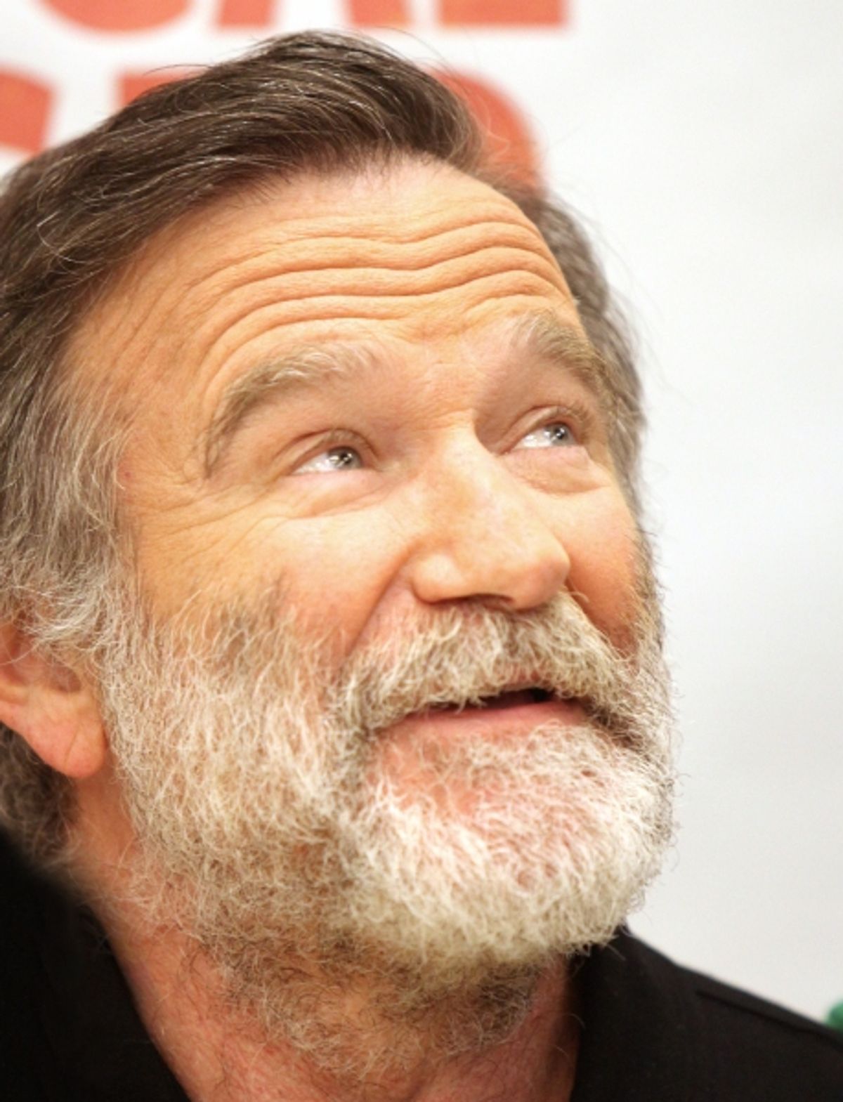 Robin Williams attends the 'Bengal Tiger at The Baghdad Zoo' Meet & Greet during Rehearsals at The New 42nd Street Studios in New York City. at 