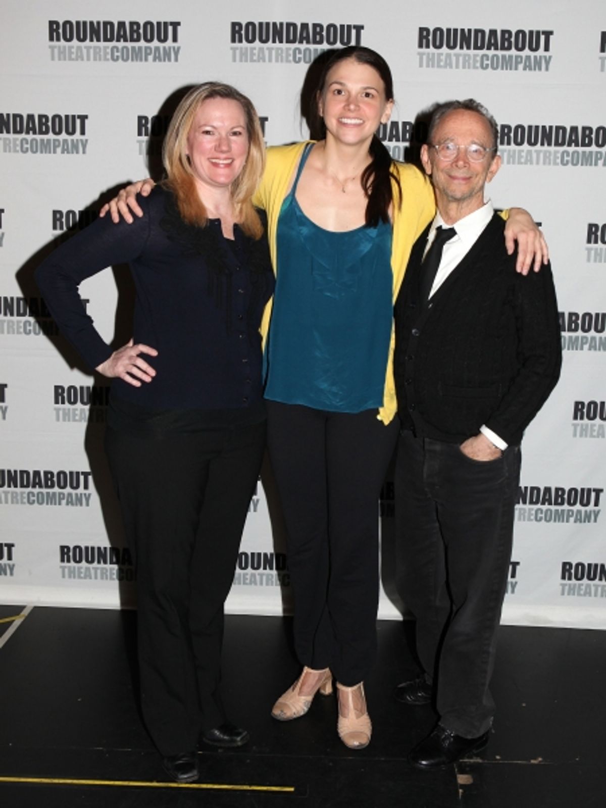Kathleen Marshall, Sutton Foster & Joel Grey attending the Meet & Greet for the Roundabout Theatre Company's Production of 'Anything Goes' at Studio 54 in New York City.( at 