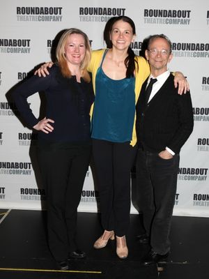 Kathleen Marshall, Sutton Foster & Joel Grey attending the Meet & Greet for the Roundabout Theatre Company's Production of 'Anything Goes' at Studio 54 in New York City.( @ BroadwayWorld Kathleen Marshall, Sutton Foster & Joel Grey attending the Meet & Greet for the Round Photo