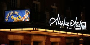 Theatre Marquee for the  the Rehearsal Performance for the Roundabout Theatre Company Photo