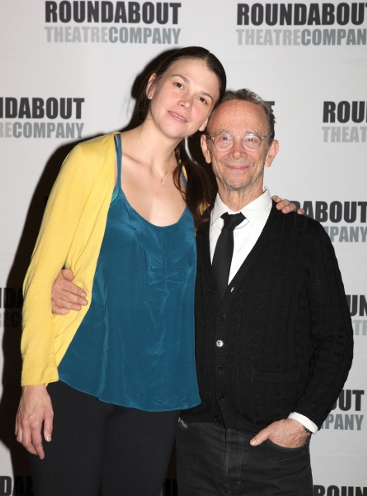 Sutton Foster & Joel Grey attending the Meet & Greet for the Roundabout Theatre Company's Production of 'Anything Goes' at Studio 54 in New York City. at 