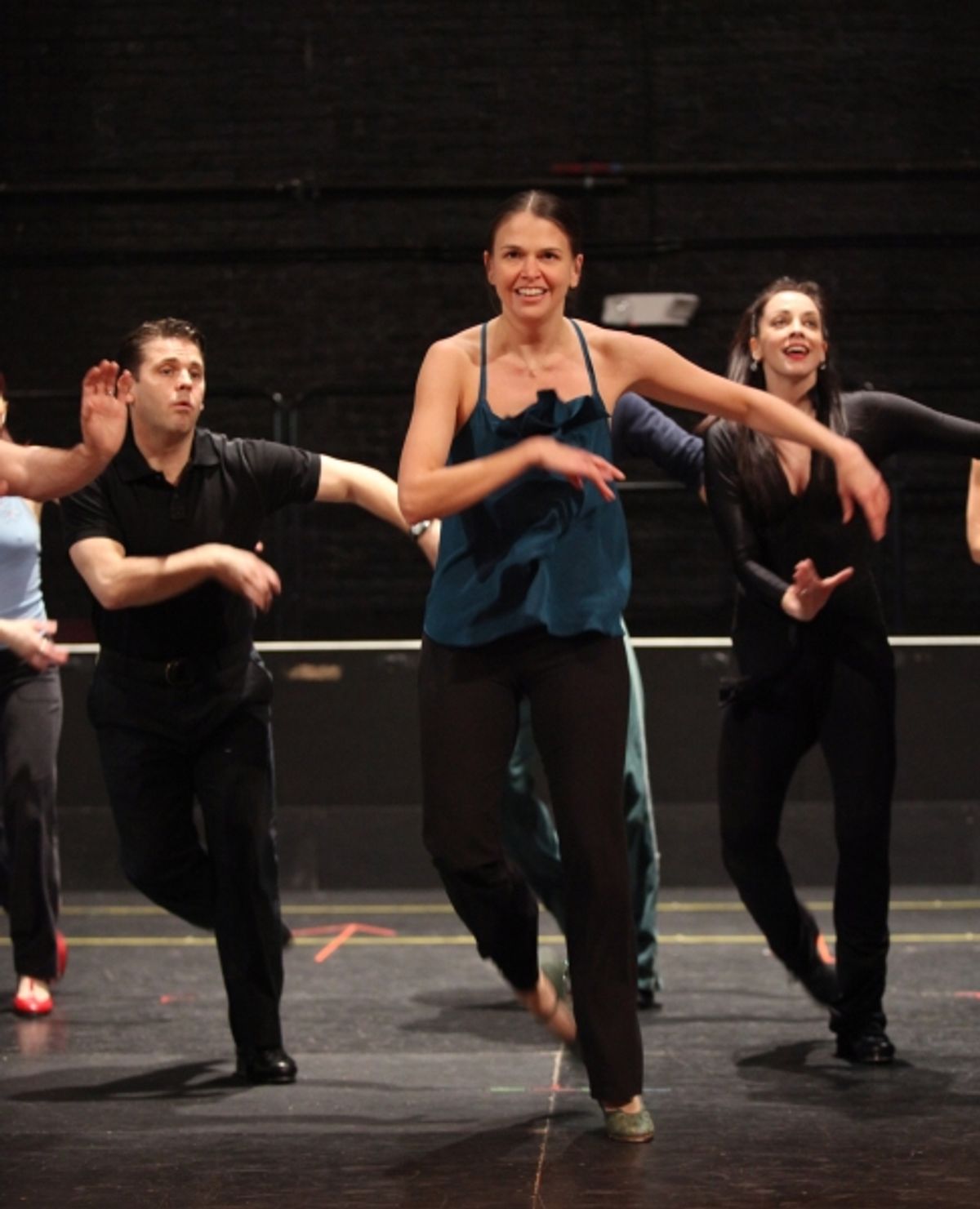 Sutton Foster attending the Rehearsal Performance for the Roundabout Theatre Company's Broadway Revival of 'Anything Goes'  at Studio 54 in New York City. at 
