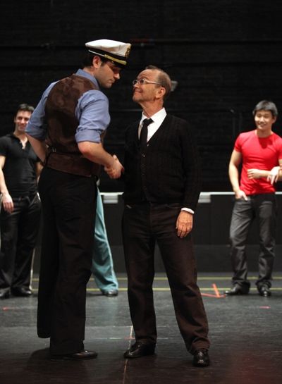 Colin Donnell & Joel Grey attending the Rehearsal Performance for the Roundabout Thea Photo