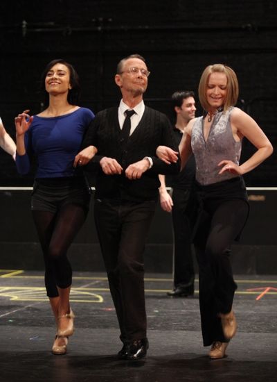 Joel Grey & ensemble attending the Rehearsal Performance for the Roundabout Theatre C Photo