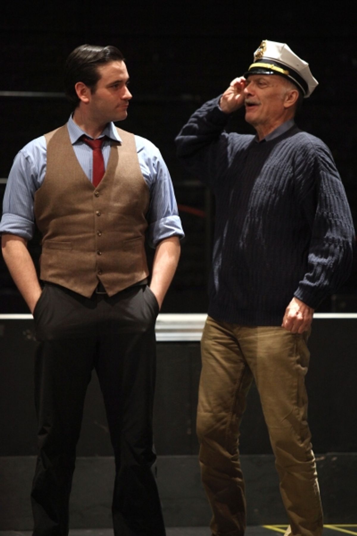 Colin Donnell & Walter Charles attending the Rehearsal Performance for the Roundabout Theatre Company's Broadway Revival of 'Anything Goes'  at Studio 54 in New York City. at 