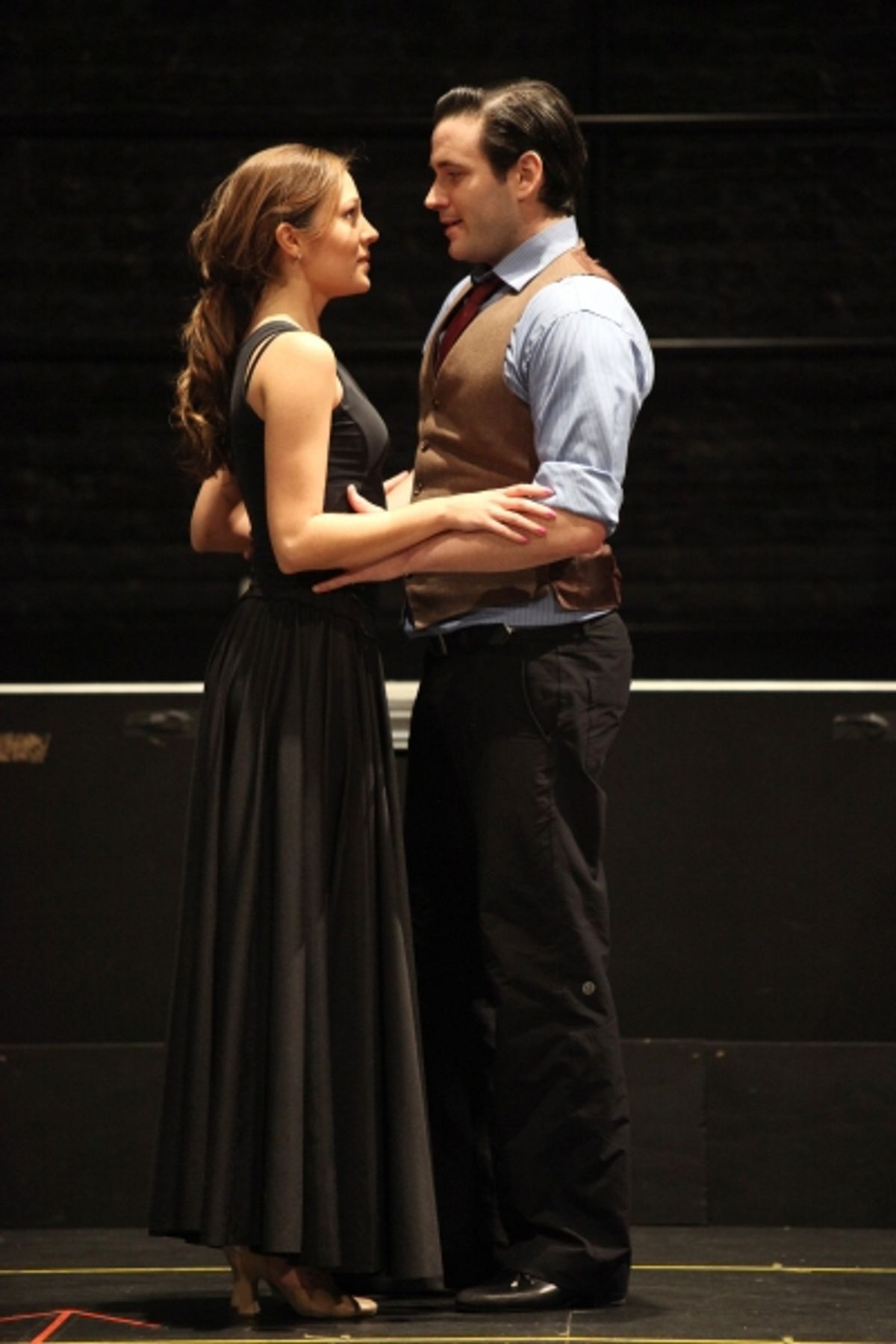 Laura Osnes & Colin Donnell attending the Rehearsal Performance for the Roundabout Theatre Company's Broadway Revival of 'Anything Goes'  at Studio 54 in New York City. at 