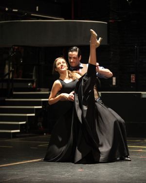 Laura Osnes & Colin Donnell attending the Rehearsal Performance for the Roundabout Theatre Company's Broadway Revival of 'Anything Goes' at Studio 54 in New York City. @ BroadwayWorld Laura Osnes & Colin Donnell attending the Rehearsal Performance for the Roundabout Th Photo