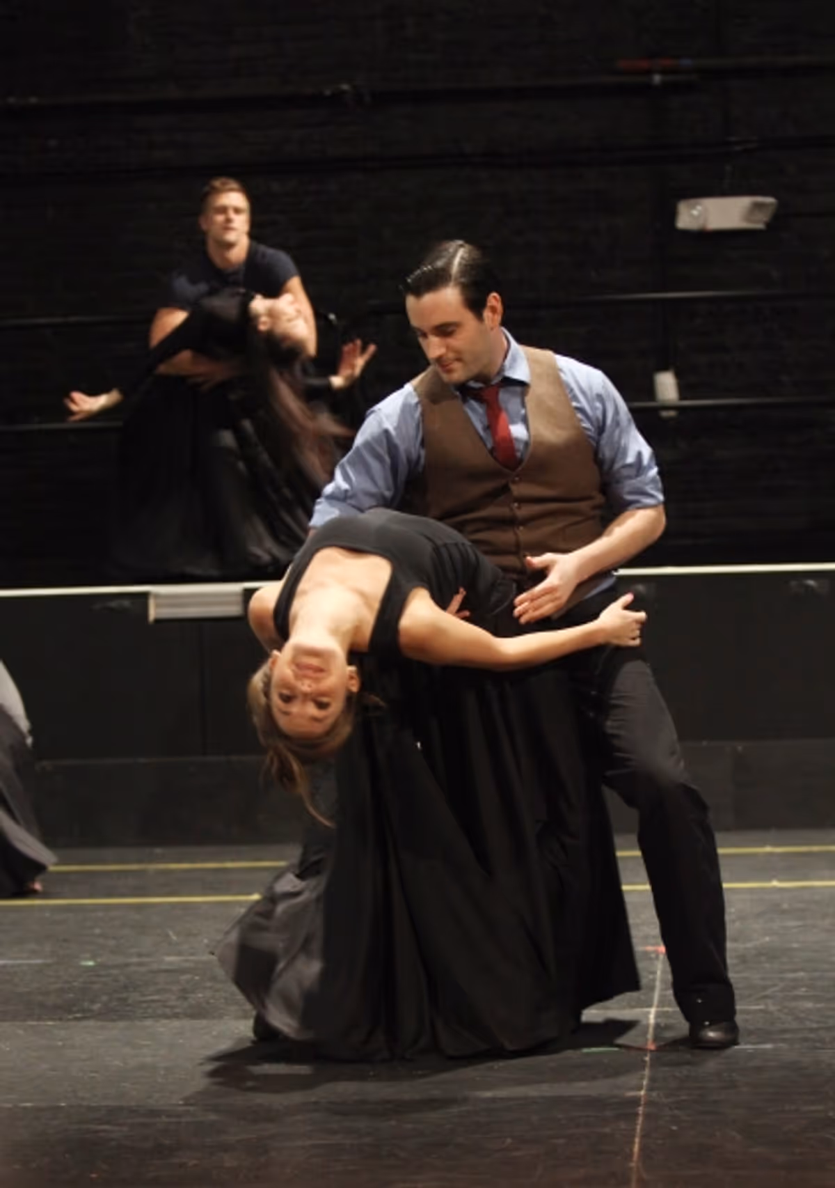 Laura Osnes & Colin Donnell attending the Rehearsal Performance for the Roundabout Theatre Company's Broadway Revival of 'Anything Goes'  at Studio 54 in New York City. at 