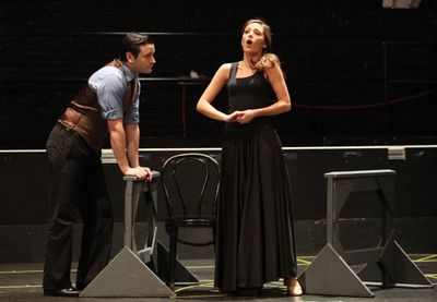 Laura Osnes & Colin Donnell attending the Rehearsal Performance for the Roundabout Th Photo