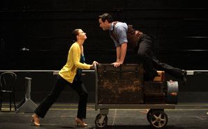 Sutton Foster & Colin Donnell attending the Rehearsal Performance for the Roundabout  Photo