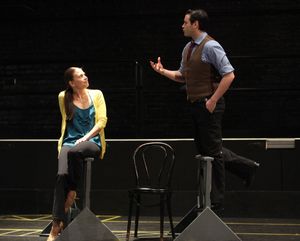 Colin Donnell & Sutton Foster attending the Rehearsal Performance for the Roundabout  Photo