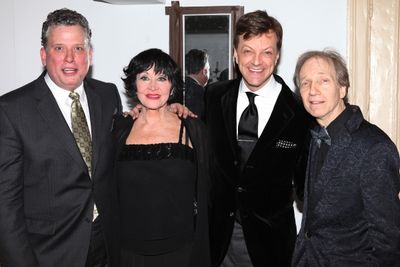 Billy Stritch, Chita Rivera, Jim Caruso & Scott Siegel Backstage at The Best of Jim C Photo